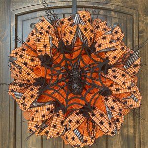 Halloween Wreath, Spider Wreath